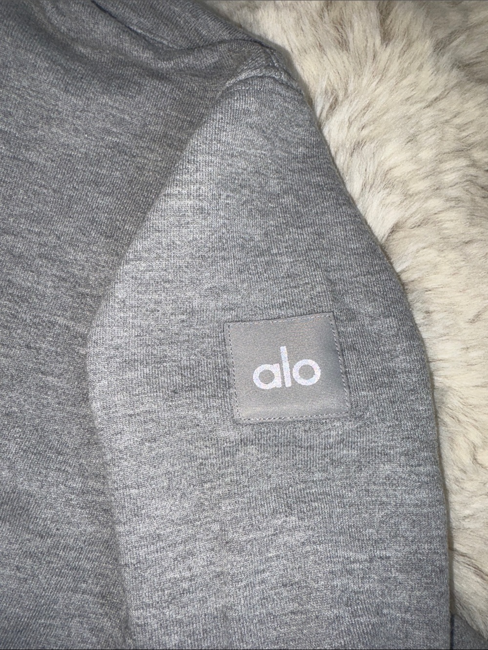 Men's Heather Gray Hooded Wave Sweatshirt - Picture 2 of 3